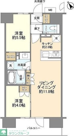 クレヴィア上野入谷の物件間取画像